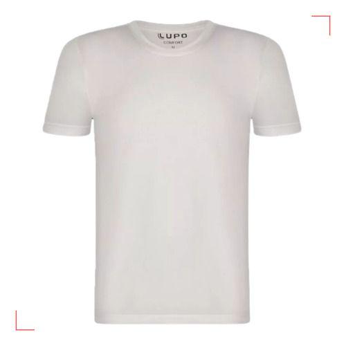 Camiseta Básica Lupo Masculina Micromodal Sem Costura Imagem de Camiseta Básica Lupo Masculina Micromodal Sem Costura