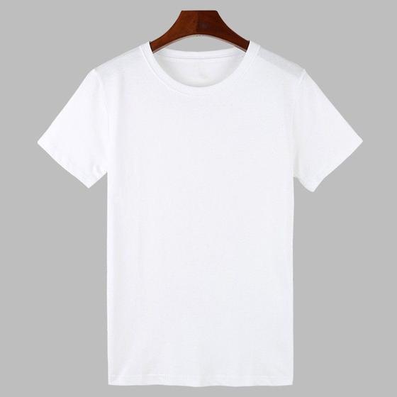 Imagem de Camiseta Básica Masculina 100% Algodão Camisa Masculina Lisa