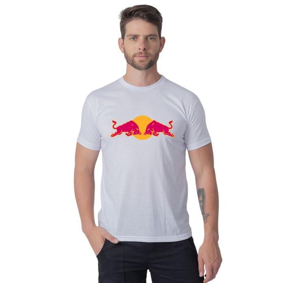 Imagem de Camiseta Básica Masculina Casual Redbull Estampa Personalizada Exclusiva Algodão Premium