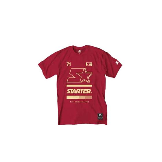 Imagem de Camiseta Básica Masculina Estampada Vermelha T961A - Starter