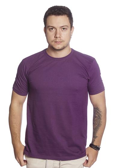 Imagem de Camiseta Básica Masculina Gola Careca Algodão Várias Cores