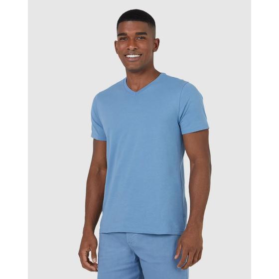 Imagem de Camiseta Básica Masculina Gola V Malwee Ref. 04422