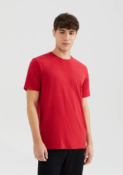 Imagem de Camiseta Básica Masculina Regular World Com Bordado