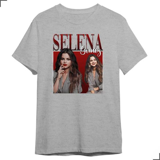 Imagem de Camiseta Básica Selena Selenator Gomez Vintage Cantora Show