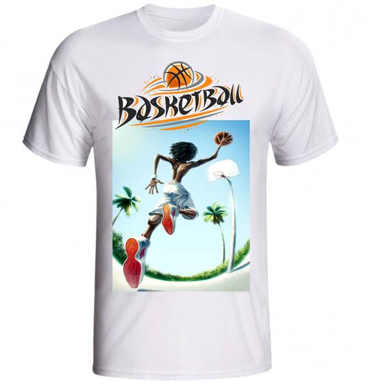 Imagem de Camiseta  Basketball  modelo branca fornecedor M&M Presentes Personalizados