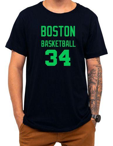 Imagem de Camiseta Basquete Boston Basketball Número 34 Esportiva