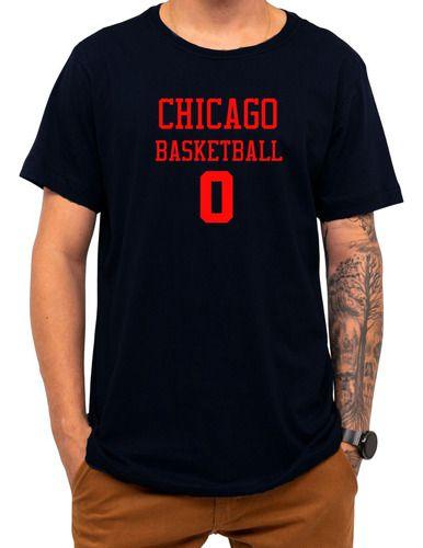 Imagem de Camiseta Basquete Chicago Basketball Número 0 Esportiva