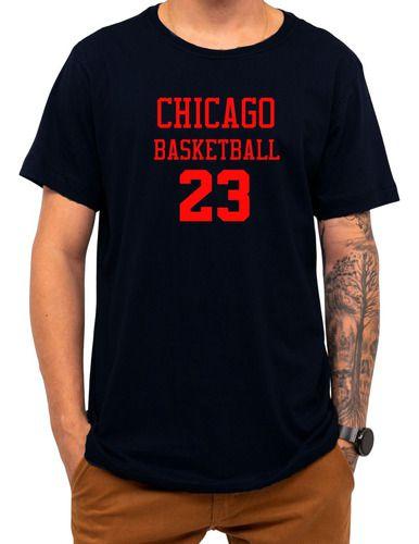 Imagem de Camiseta Basquete Chicago Basketball Número 23 Esportiva