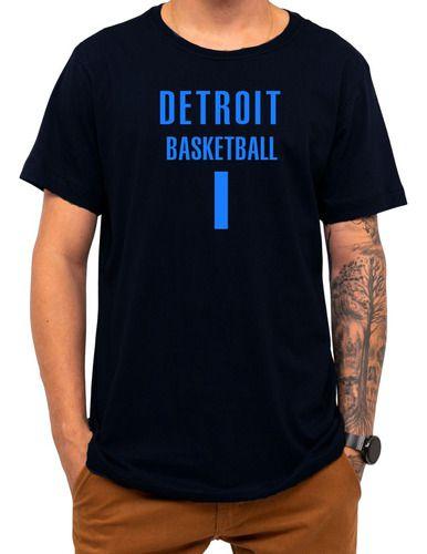 Imagem de Camiseta Basquete Detroit Basketball Número 1 Esportiva