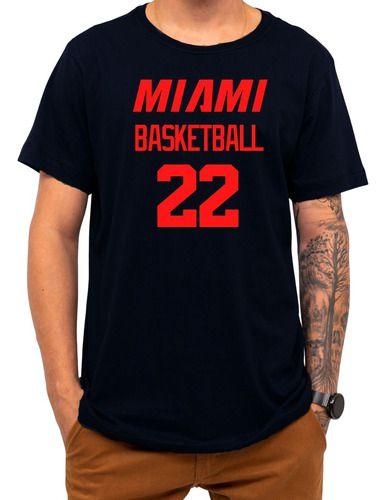 Imagem de Camiseta Basquete Miami Basketball Número 22 Esportiva