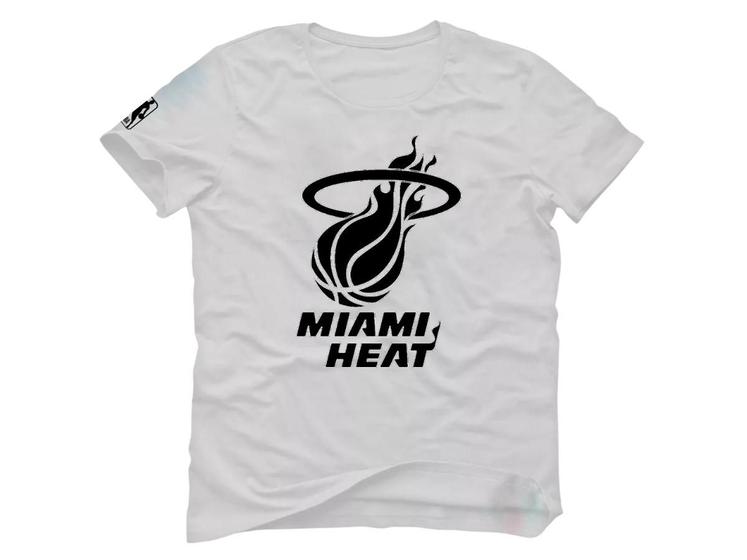 Imagem de Camiseta Basquete Miami Heatt King James Dwayne Wade Shaq