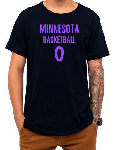 Imagem de Camiseta Basquete Minnesota Basketball Número 0 Esportiva