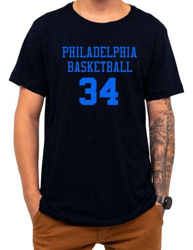 Imagem de Camiseta Basquete Philadelphia Basketball Número 34 Esportes