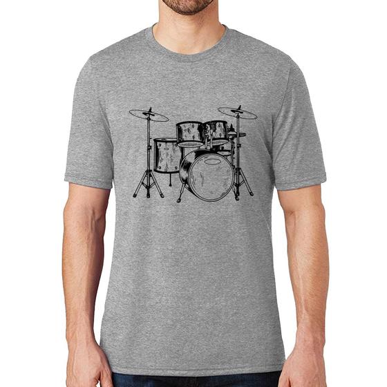 Imagem de Camiseta Bateria Música - Foca na Moda