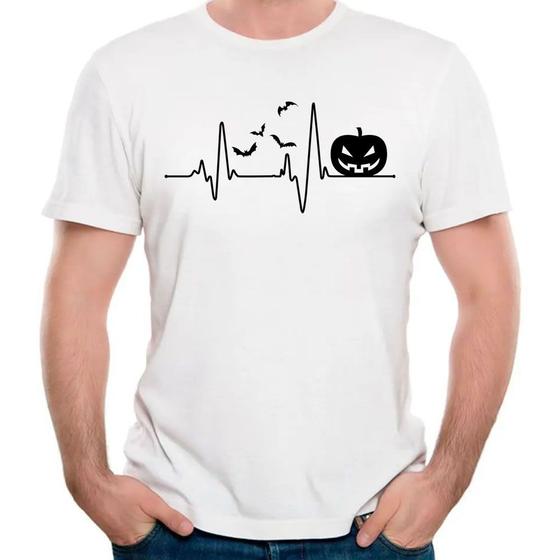 Imagem de Camiseta batimento halloween camisa divertida dia das bruxas