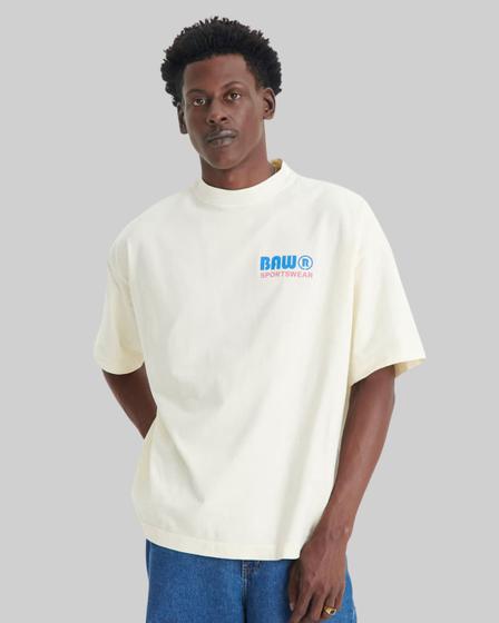 Imagem de Camiseta BAW Runner Sport Vintage Oversized - Off White