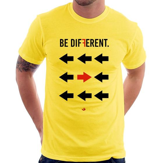 Imagem de Camiseta Be Different - Foca na Moda