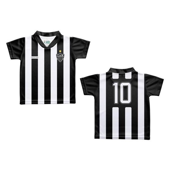 Imagem de Camiseta Bebê Atlético MG Listrada - Torcida Baby