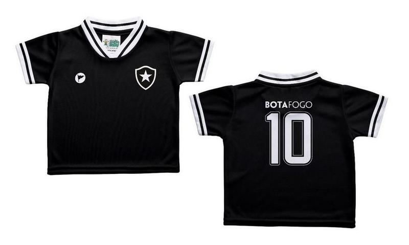 Imagem de Camiseta Bebê Botafogo Preta - Torcida Baby