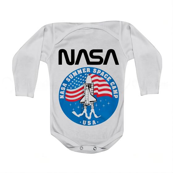 Imagem de Camiseta Bebê Manga Curta Estampado Nasa Foguete