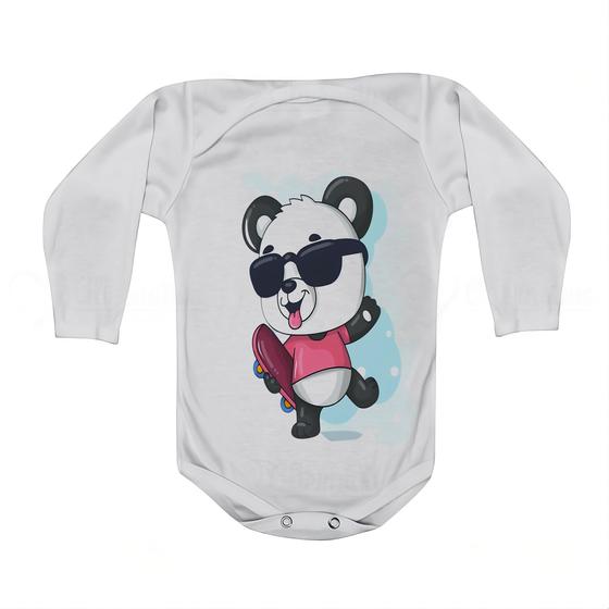 Imagem de Camiseta Bebê Manga Curta Estampado Panda