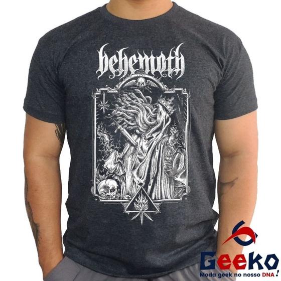 Imagem de Camiseta Behemoth 100% Algodão Rock Geeko