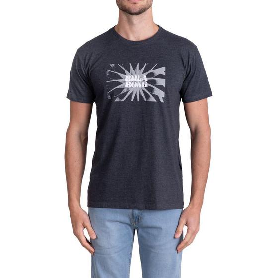 Imagem de Camiseta Billabong Die Cut II Masculina Cinza Escuro Mescla