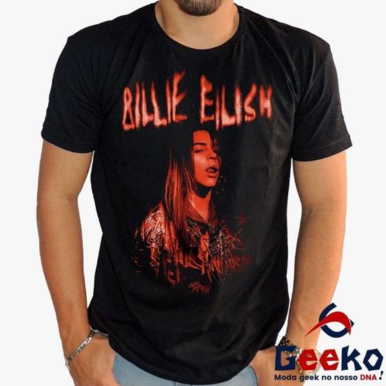 Imagem de Camiseta Billie Eilish 100% Algodão Geeko