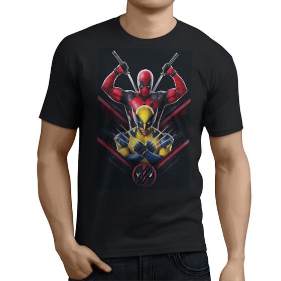 Imagem de Camiseta Blusa Camisa Filme Deadpool & Wolverine super herois cinema