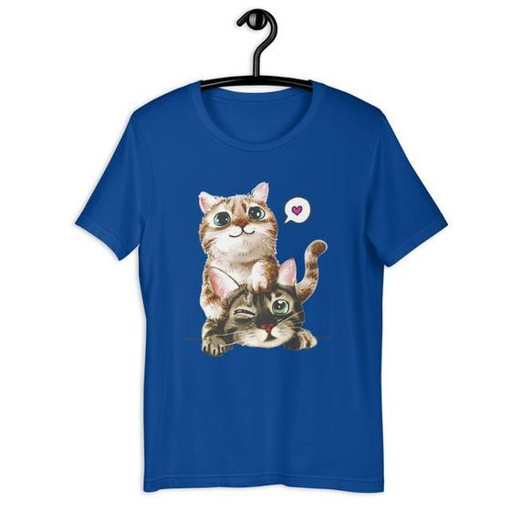 Imagem de Camiseta Blusa Feminina Amor de Gato