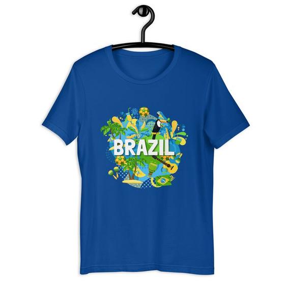 Imagem de Camiseta Blusa Feminina Brasil