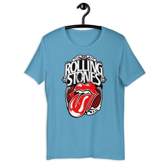 Imagem de Camiseta Blusa Feminina Rolling Stones Rock