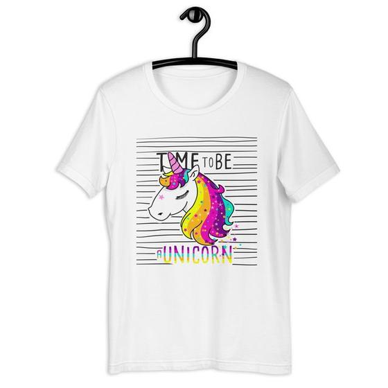 Imagem de Camiseta Blusa Feminina Unicórnio