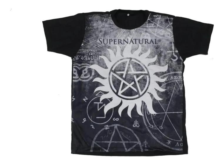 Imagem de Camiseta Blusa Infantil Juvenil Supernatural Winchester S042 bm