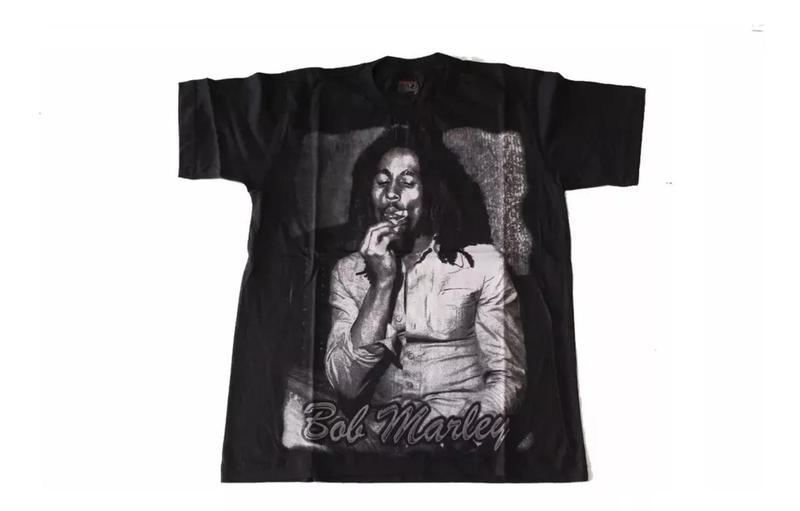 Imagem de Camiseta Bob Marley Reggae Blusa Adulto Bo010 BM