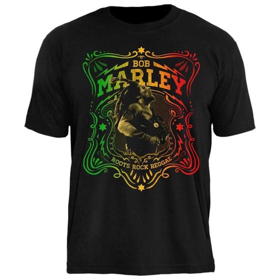 Imagem de Camiseta Bob Marley Roots Rock Reggae