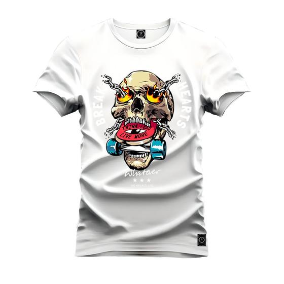 Imagem de Camiseta Bones Style Confortável Estampada Nexstar 100% Algodão