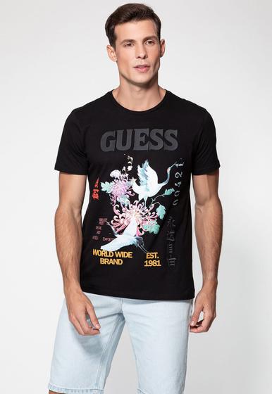 Imagem de Camiseta Bordada Tokyo Guess Preto