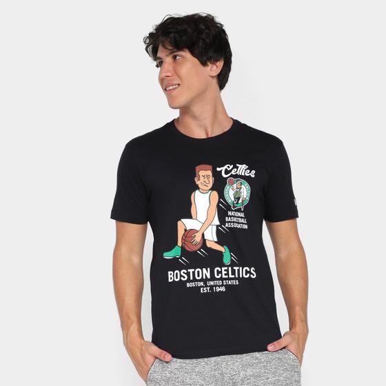 Imagem de Camiseta Boston Celtics NBA New Era Building Masculina