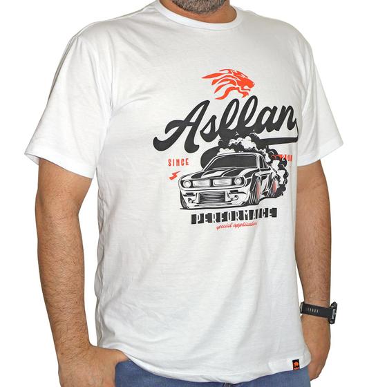 Imagem de Camiseta Branca Burnout Asllan G - Cód.10043