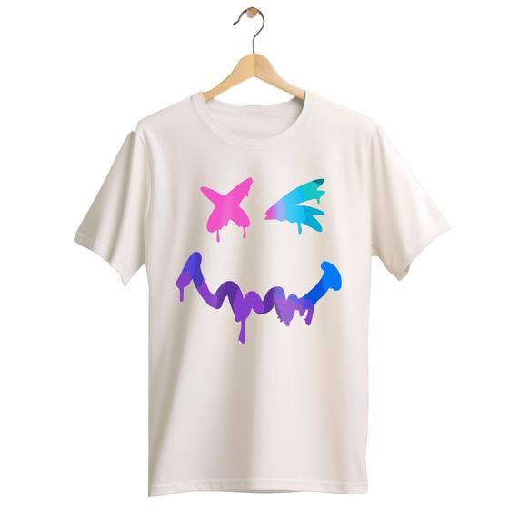 Imagem de Camiseta Branca Infantil do 4 ao 16 Smile Colorido