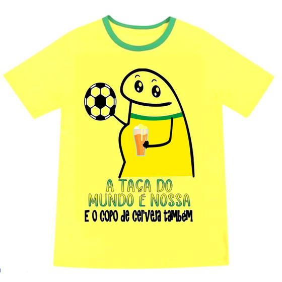 Imagem de Camiseta brasil flork blusa copa do mundo rumo ao hexa