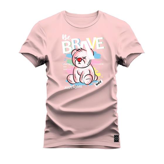 Imagem de Camiseta Brave Plus Size Grande Gola Redonda Estampa Digital