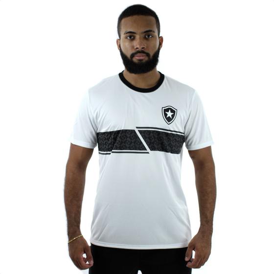 Imagem de Camiseta Braziline Bota Fogo Branca e Preta - Masculina