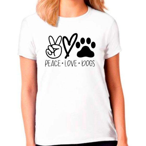 Imagem de Camiseta Cachorro Pet Dog Branca Feminina 05