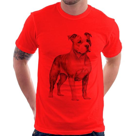Imagem de Camiseta Cachorro Pitbull - Foca na Moda