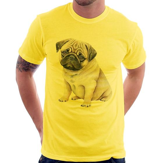 Imagem de Camiseta Cachorro Pug - Foca na Moda