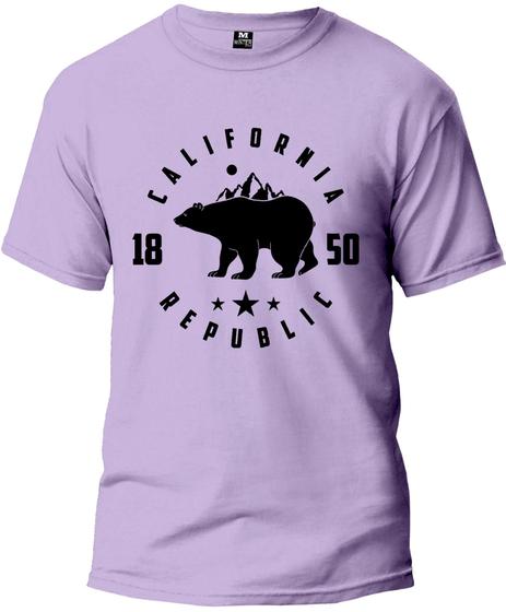 Imagem de Camiseta Califórnia Republic Adulto Camisa Manga Curta Premium 100% Algodão Fresquinha
