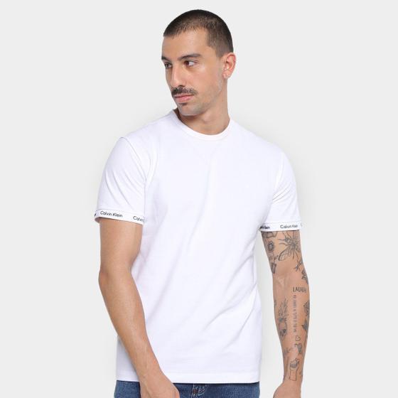 Imagem de Camiseta Calvin Klein Casual Manga Curta Masculina