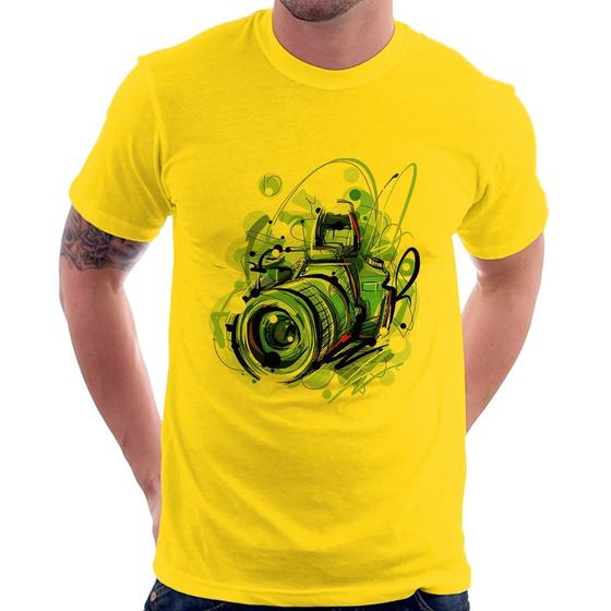 Imagem de Camiseta Câmera Fotográfica - Foca na Moda